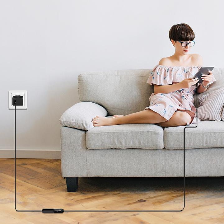 Immagine prodotto LogiLink USB C – USB C (1 m, USB 2.0, 100 W)