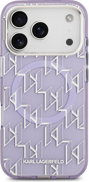 Actual product image Karl Lagerfeld - IML MagSafe KL Monogram (KLHMP17XHMIKLMEU) - iPhone 17 Pro Max - Purple (Apple iPhone 17 Pro Max)