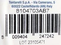 Nährwerte und Zutaten Tontarelli vertikaler Abfalleimer mit asamoda28l gelb/schwarz (28 l)