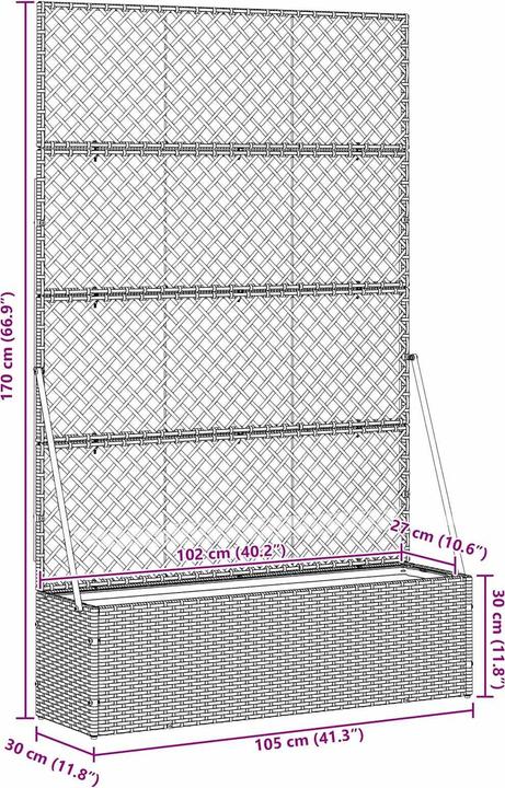 Produktbild vidaXL Garten-Pflanzgefäss