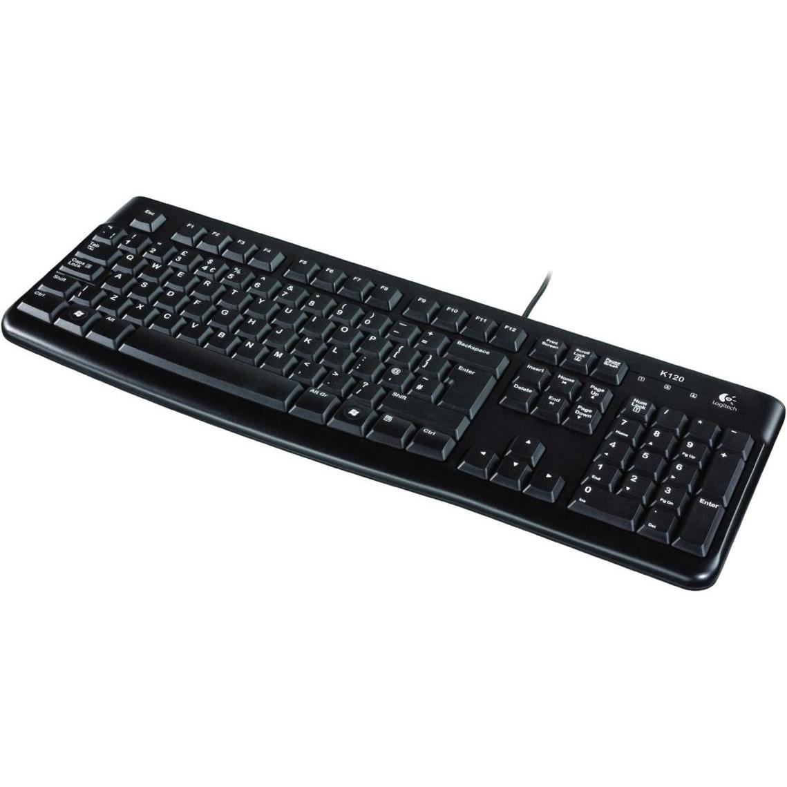Thumbnail - Logitech K120 (DE, Kabelgebunden), Tastatur, Schwarz