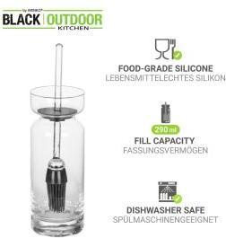 Produktbild Wenko Marinadenglas mit Pinsel (290 ml)