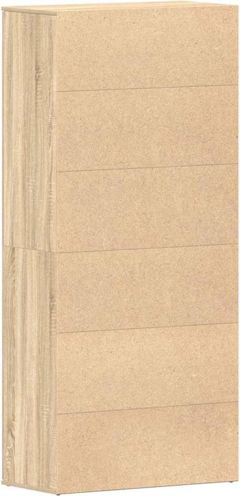 Image du produit vidaXL Armoire à chaussures Chêne Sonoma 80x39x180 cm Matériau dérivé du bois (80 x 39 x 180 cm)