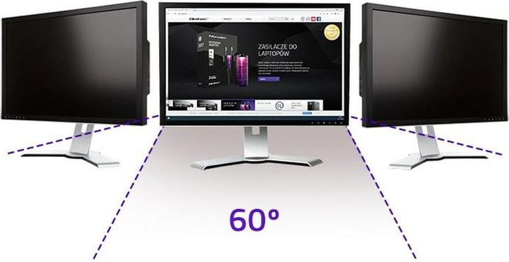 Image du produit Qoltec filtres de confidentialité (22.99", 16:9)