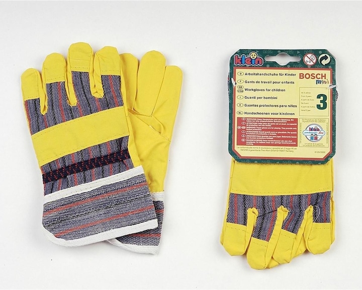 Actual product image Theo Klein Bosch work gloves