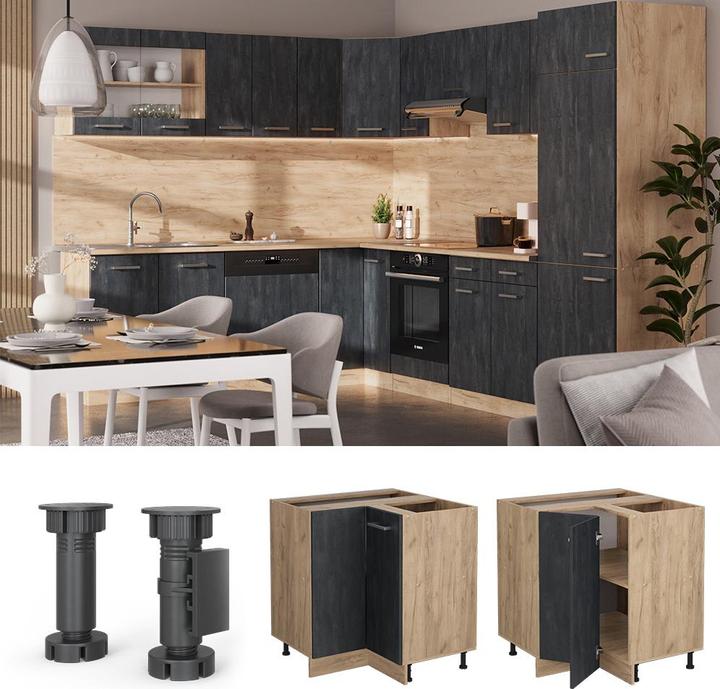 Produktbild Vicco Eckunterschrank R-Line (75.5 x 46 x 81.5 cm)