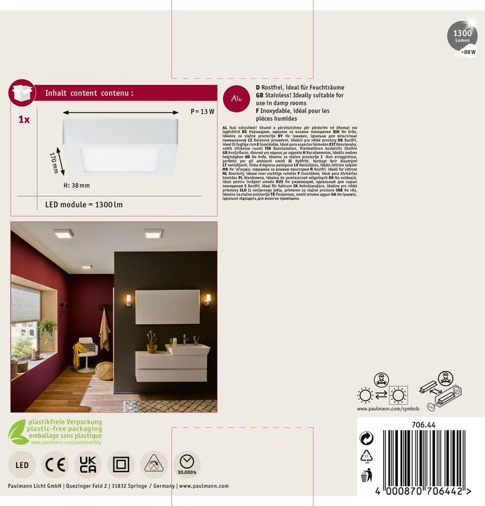 Actual product image Paulmann Panel Lunar (1230 lm)
