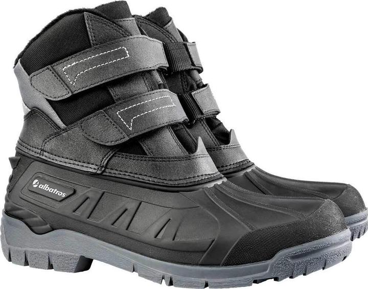 Albatros ONTARIO Gefütterter Klettstiefel 589020 schwarz (44)