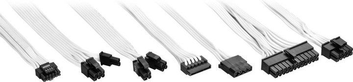 Produktbild Sharkoon Rebel P20 1000 White (weiss, 1x 12 Pin High Power Anschluss, 4x PCIe, Kabelmanagement, 1000 Watt) (1000 W)