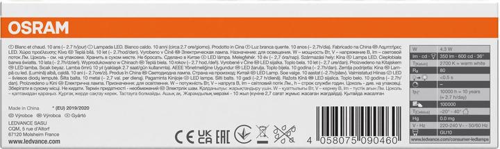 Immagine prodotto Osram Base LED (GU10, 4.30 W, 350 lm, 5 x, F)