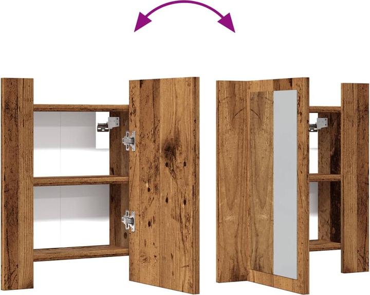 Actual product image VidaXL LED-Spiegelschrank -Optik (40 x 12 x 45 cm)