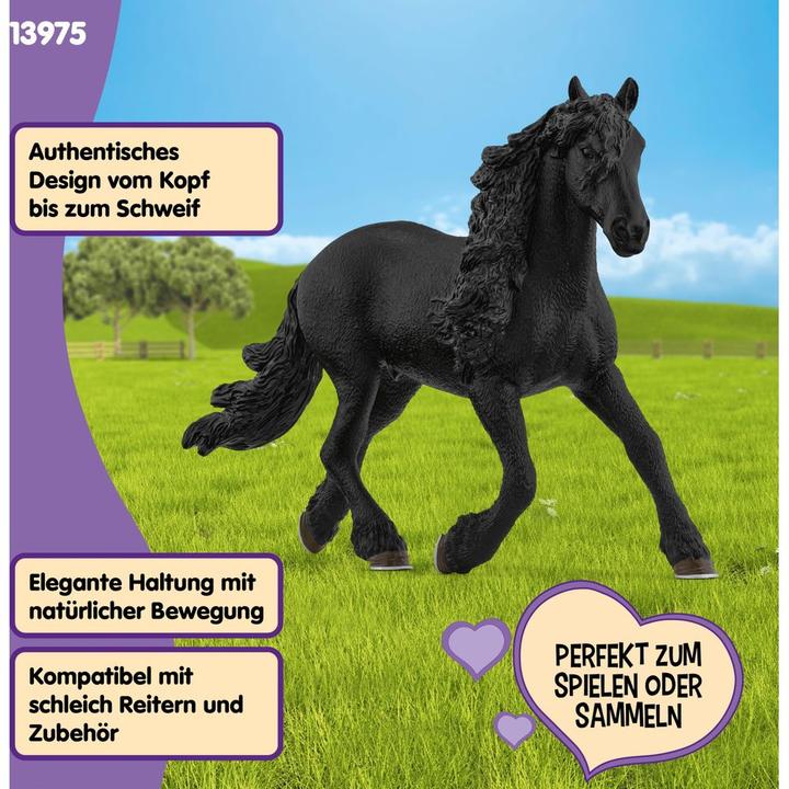 Actual product image Schleich Friesian stallion