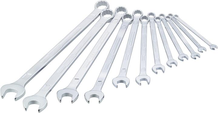 Produktbild HAZET Ring-Maulschlüssel ∙ extra lang ∙ schlanke Bauform 600LG/12 ∙ Aussen Doppel-Sechskant-Traction… (32 mm, 19 mm, 12 mm, 24 mm, 14 mm, 22 mm, 10 mm, 27 mm, 17 mm, 11 mm, 30 mm, 13 mm)