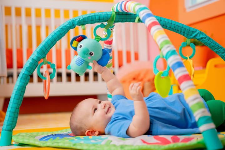 Produktbild Bright Starts Wild Wiggles™ FoldAway™ Spieldecke mit Spielbogen