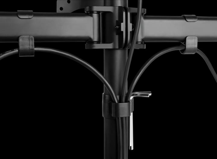 Actual product image V7 Table stand with triple swivel function (Table, 27")