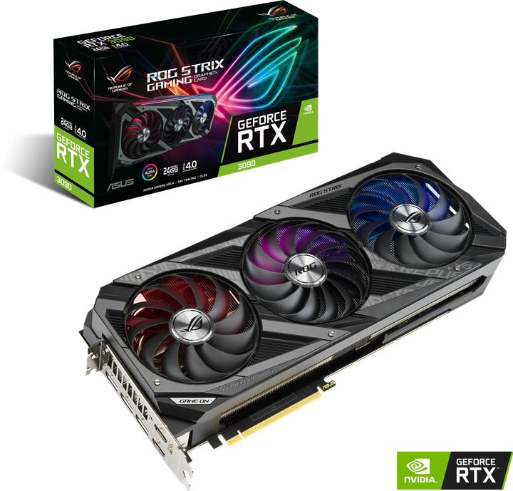 Image du produit ASUS GeForce ROG STRIX RTX 3090 24G GAMING (24 Go)