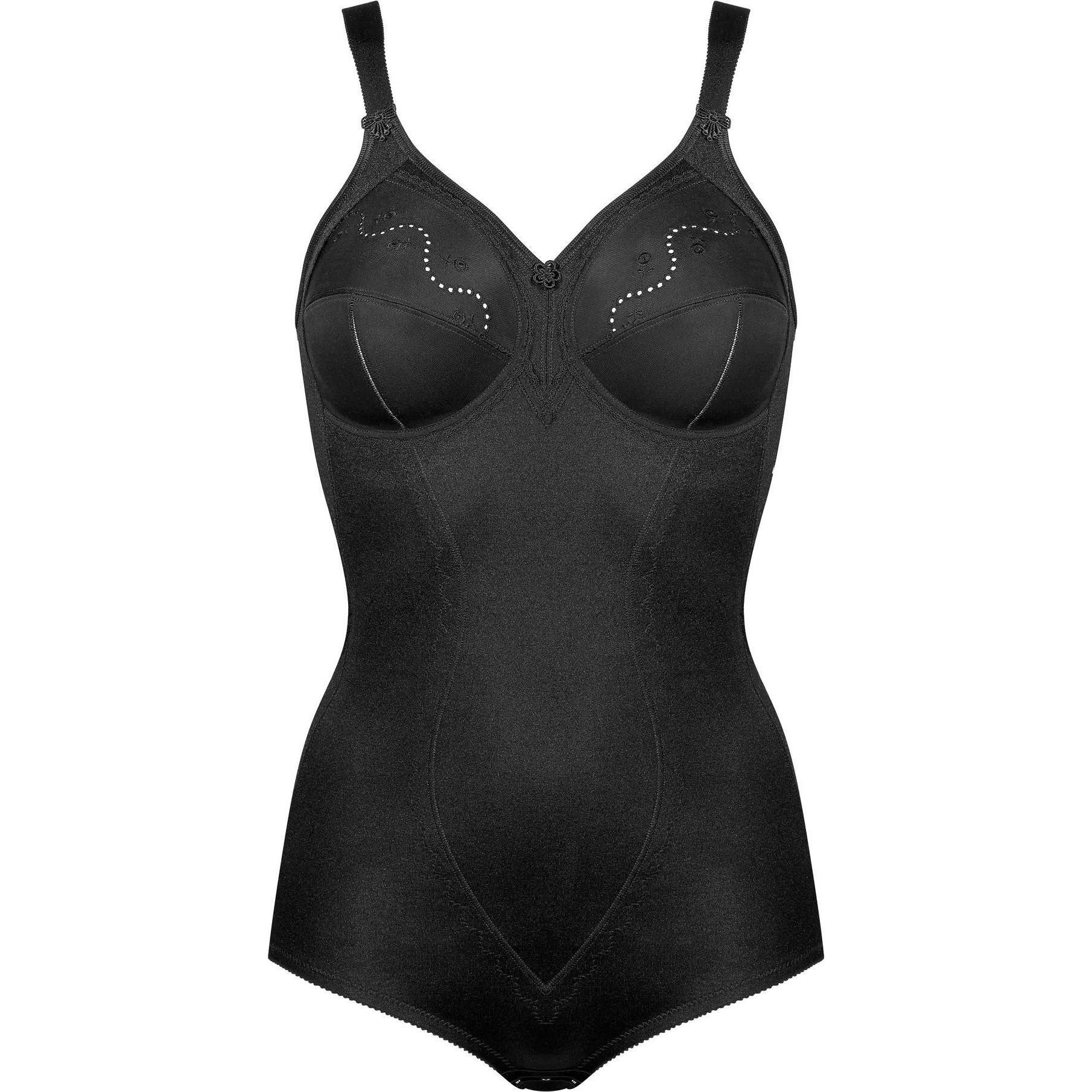 Triumph, Damen, Body, Doreen + Cotton 01 BS, Schwarz, (90 B)