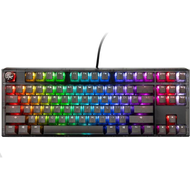 Thumbnail - Ducky One 3 Aura Black TKL Gaming Tastatur, RGB LED - MX-Blue (US) (Eng. Int., Kabelgebunden), Tastatur, Schwarz