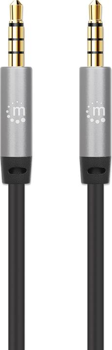 Produktbild Manhattan Audiokabel Aux Klinke Stecker (2 m, 3.5mm Klinke (AUX))