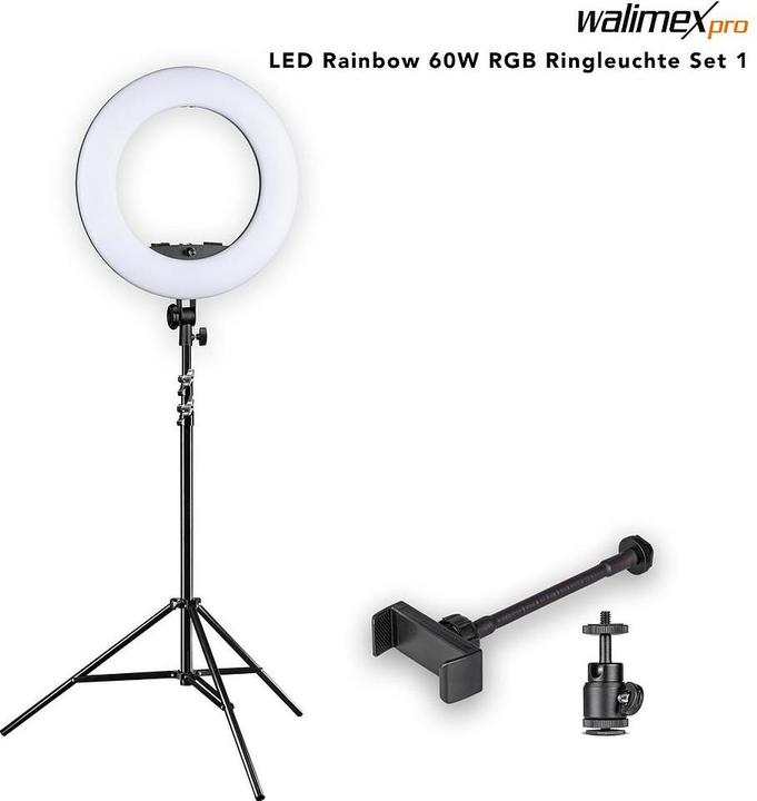Actual product image Walimex pro LED Rainbow Set (Ring light)