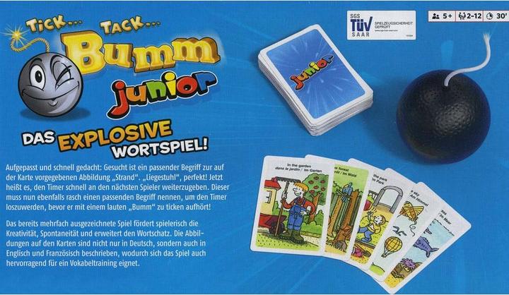 Image du produit Piatnik Tick Tack Boom Junior (Allemand)