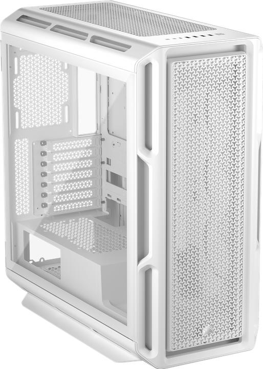 Actual product image Corsair Geh Midi 5000T (Tempered Glass) White (E-ATX, Mini-ITX, ATX, mATX)