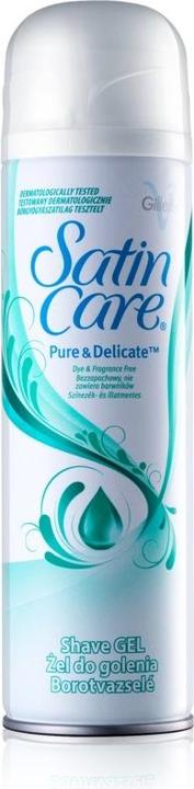 Produktbild Gillette Satin Care Pure & Delicate (200 ml, Rasiergel)
