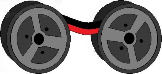 Produktbild Canon Farbband (1.30 cm, Rot)