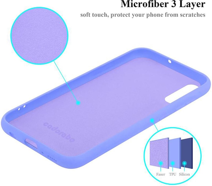 Produktbild Cadorabo TPU Liquid Silicone Case Cover (Samsung Galaxy A70S, Samsung Galaxy A70)