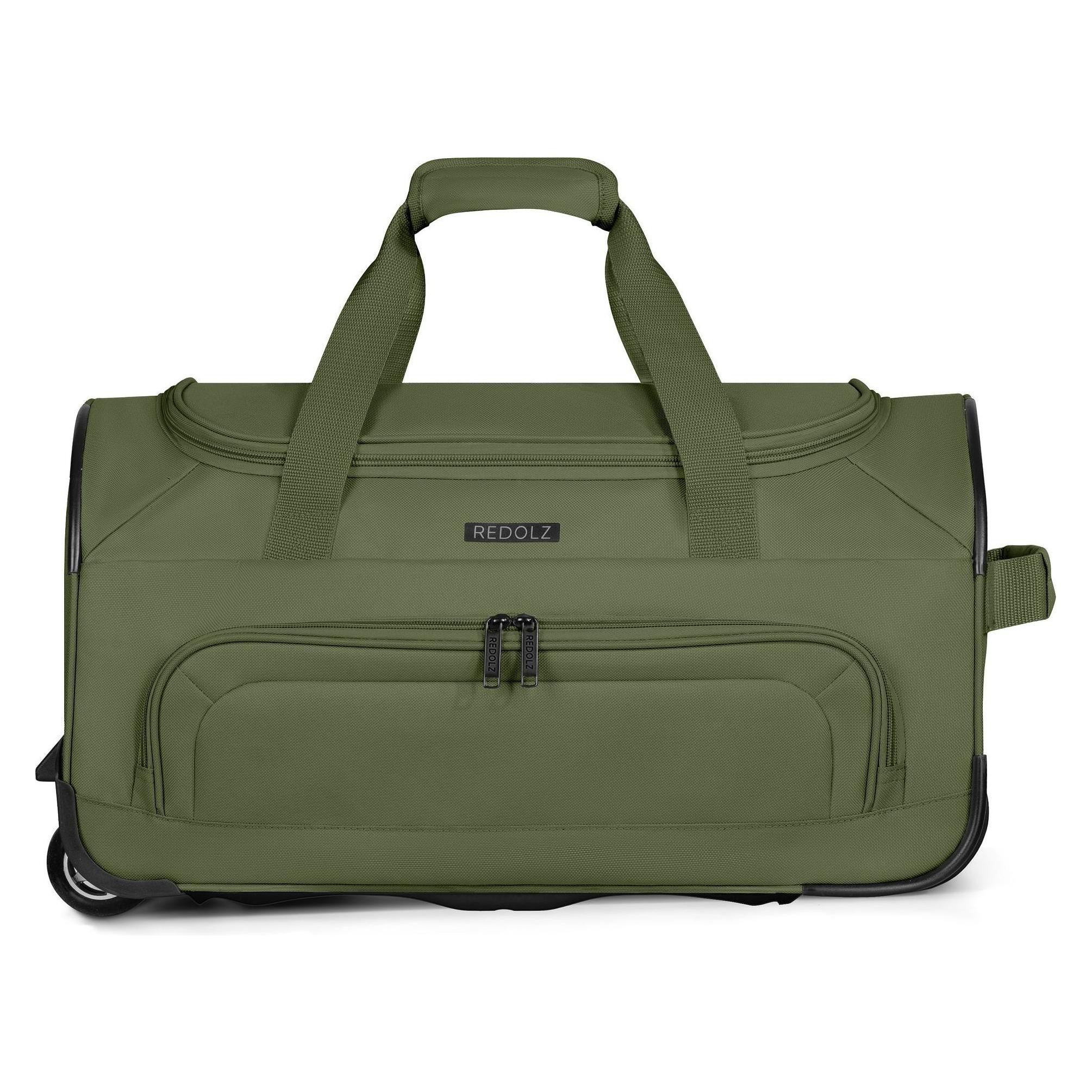 Redolz, Koffer, Duffle Essentials 2 Rollen Reisetasche 28 Cm, Grün, (39 l)