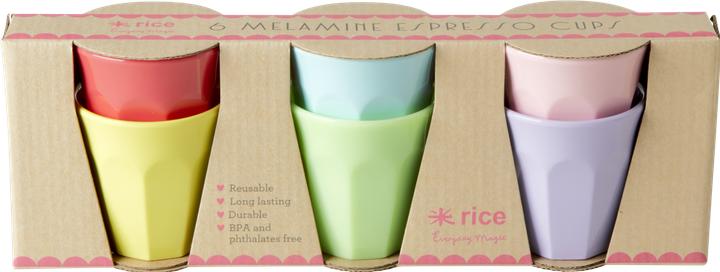 Produktbild Rice 6 Melamine Espresso Cups - YIPPIE YIPPIE YEAH Color