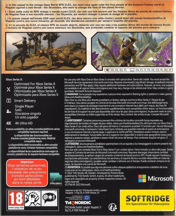 Image du produit THQ Elex 2 (Xbox Series X, Xbox One S, FR, IT)