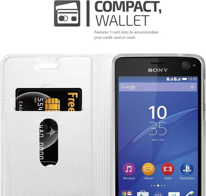 Actual product image Cadorabo Book Classy Style Cover (Sony Xperia C4)