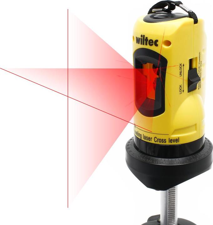 Actual product image Wiltec Cross line laser
