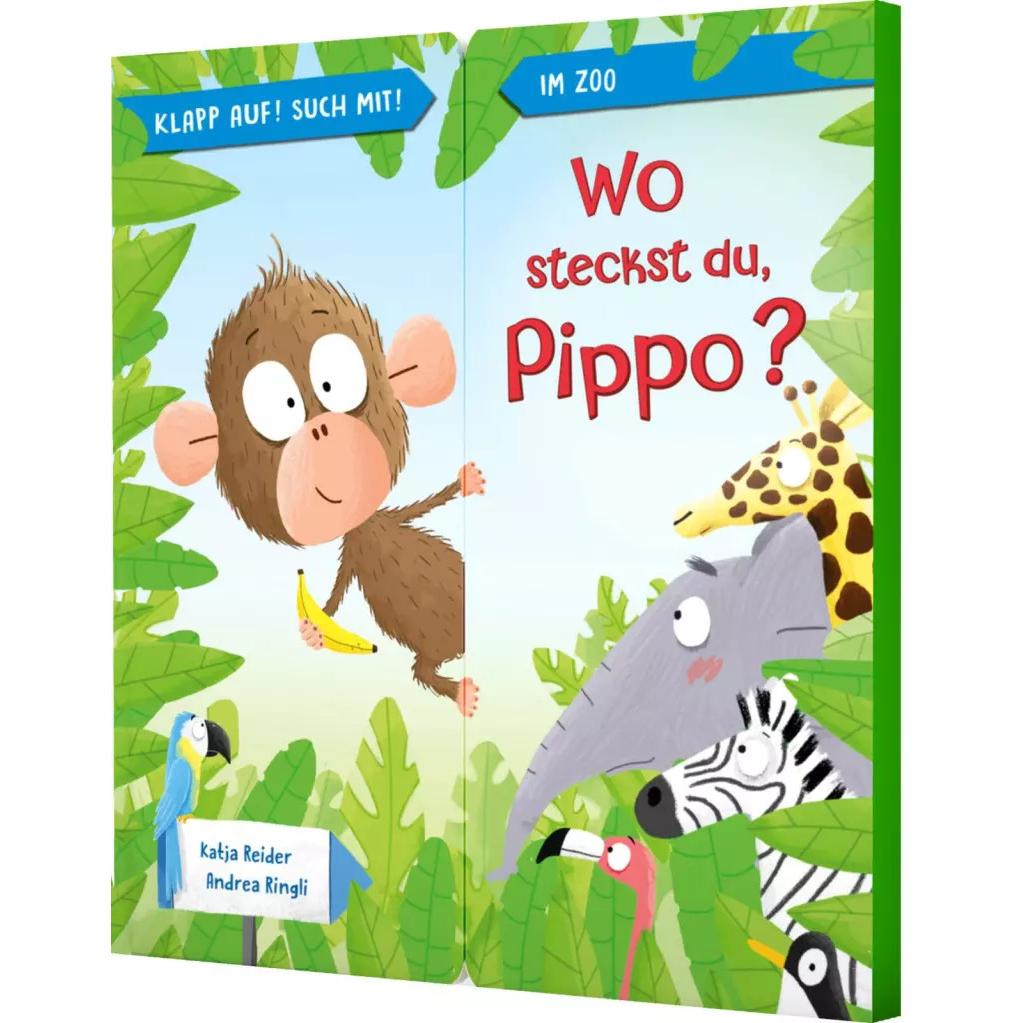 Thumbnail - Klapp auf! Such mit!: Wo steckst du, Pippo?, Kinderbücher von Katja Reider