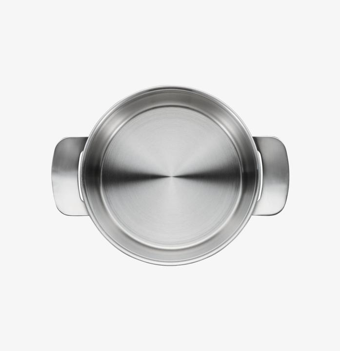 Actual product image Fiskars Casserole with lid (18 cm, Pot, Stainless steel)