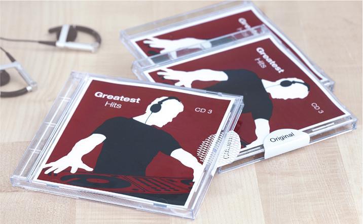 Actual product image HERMA A4 security labels