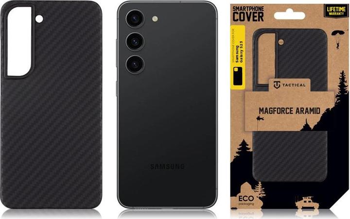 Produktbild Source MagForce Aramid Cover für Samsung Galaxy S23 Schwarz (Samsung Galaxy S23)