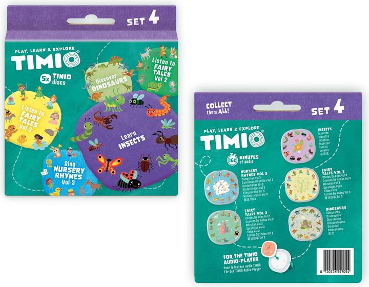 Produktbild Timio Audio Disc Set 4 (Spanisch, Isländisch, Portugiesisch, Deutsch, Italienisch, Chinesisch, Französisch, Multilingual, Englisch)