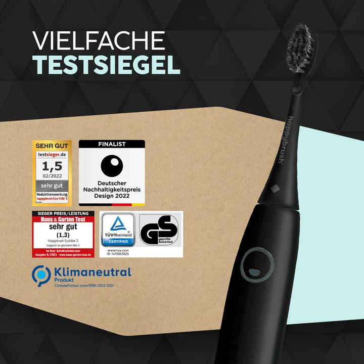Produktbild happybrush Eco Vibe 3 (Schallzahnbürste)