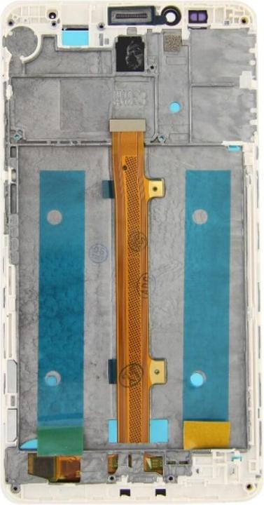 Produktbild OEM Display-Einheit + Rahmen für Huawei Mate 7 weiss (Display, Huawei Ascend Mate 7)