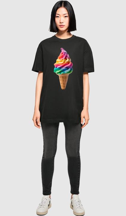 Produktbild Merchcode Ladies Pride Scoops Oversized Tee - 170401 (5XL)