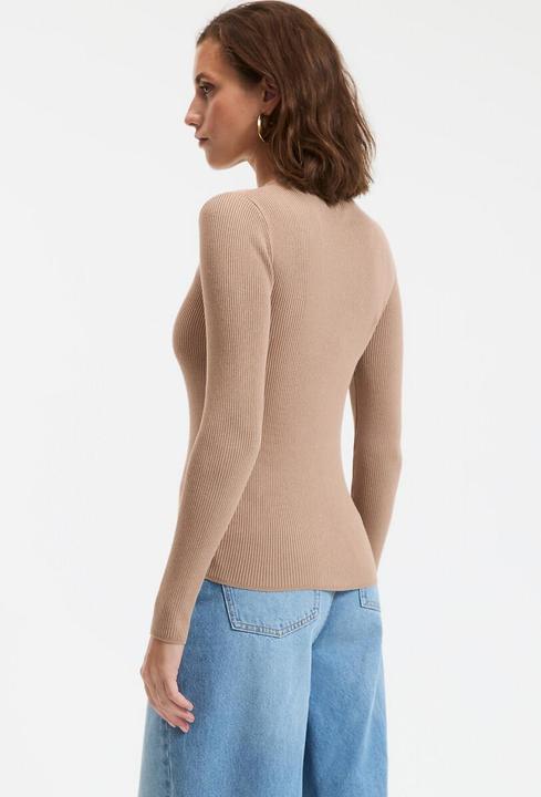 Produktbild La Redoute Collections Feinstrickpullunder mit rundem Ausschnitt (M)