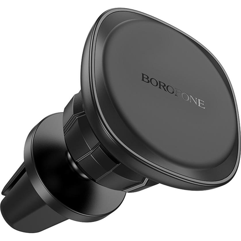 Borofone - Car Holder (BH102) - Magnetic, for Air Vent, 360° Adjust, 4.5–7 inch Phones - Black, Supporto per smartphone, Nero