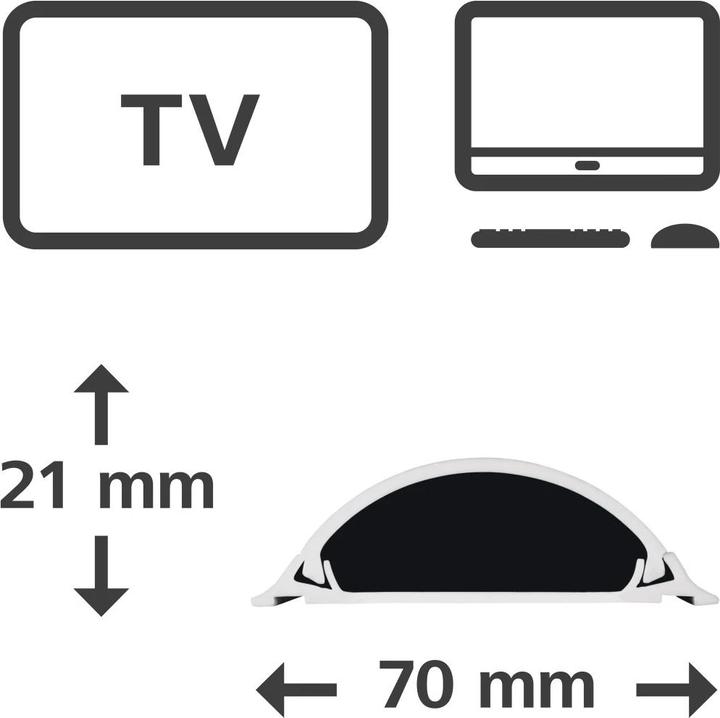 Produktbild Hama Kabelkanal (Kabelkanal, 100 cm)