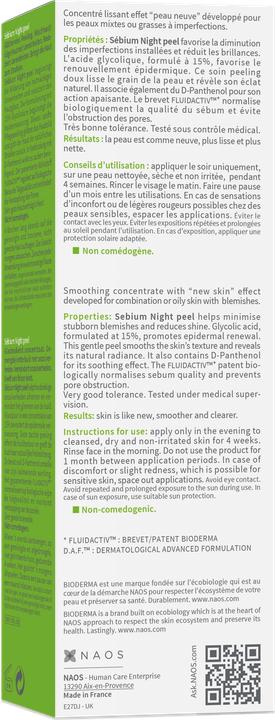 Immagine prodotto Bioderma Peeling notturno Sébium (40 ml)