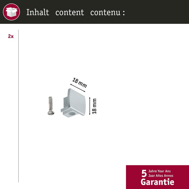 Actual product image Paulmann End caps