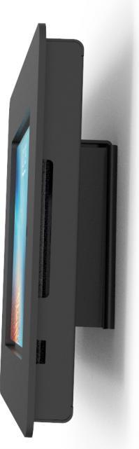 Actual product image Compulocks Wall Mount Bracket w/Cable Management Bl