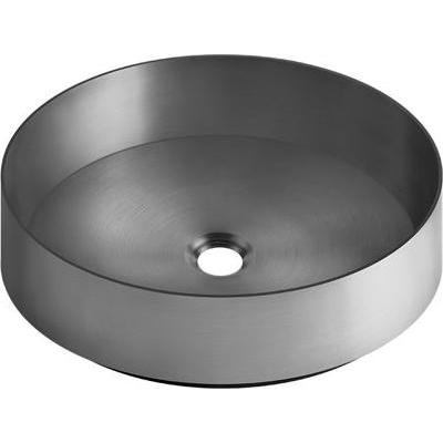 Gessi, Waschbecken, 316, Aufsatzbecken, rund, Edelstahl 400mm, 54601 (580 mm, 580 mm)