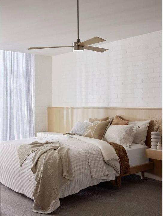 Actual product image Beacon Energy Saving Ceiling Fan Climate IV Nickel (16 dB)
